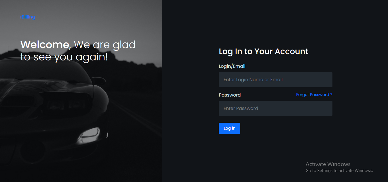 Login Page